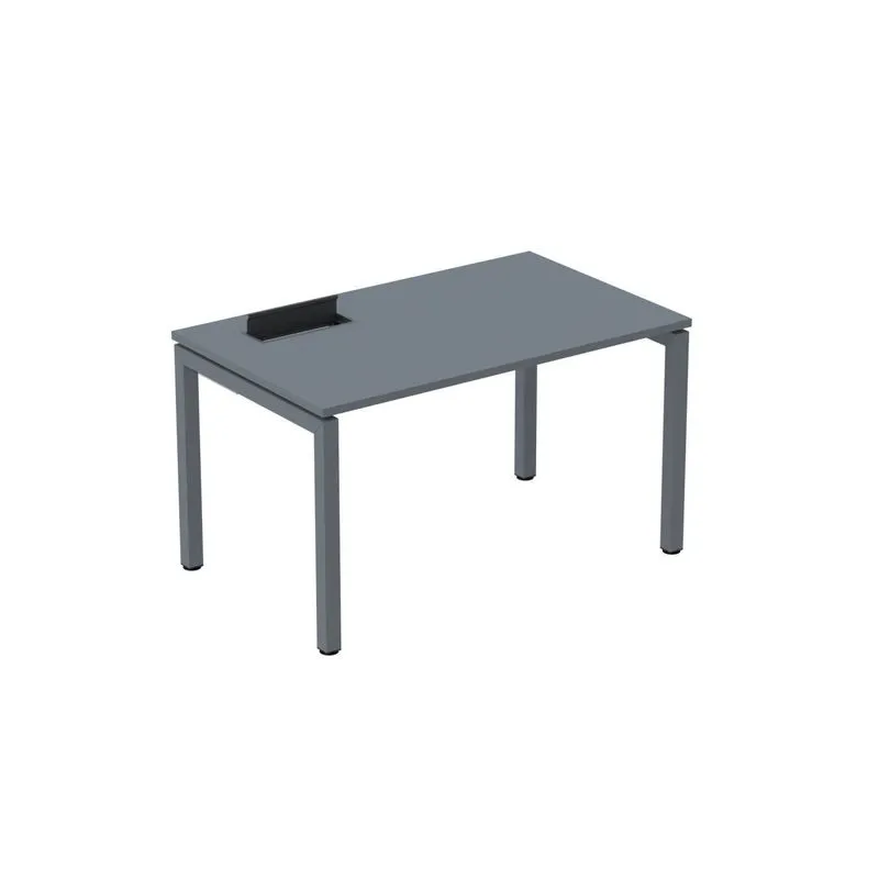 Mesa Plataforma Para Coworking 160x792 Psc160 Grafito