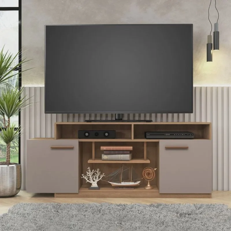 Rack para Tv 60 Polegadas 2 Portas 160cm Otto