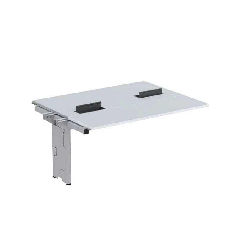 Complemento De Mesa Plataforma Para Coworking Para 2 Pessoas 150x120 Cinza
