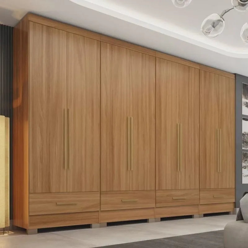 Guarda Roupa 4 Peças 8 Portas 4 Gavetas Smart Plus