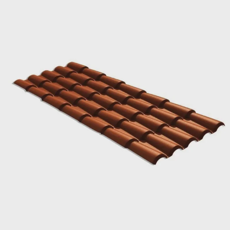 Kit com 15 Telhas Pvc Colonial 328x86cm Permatti
