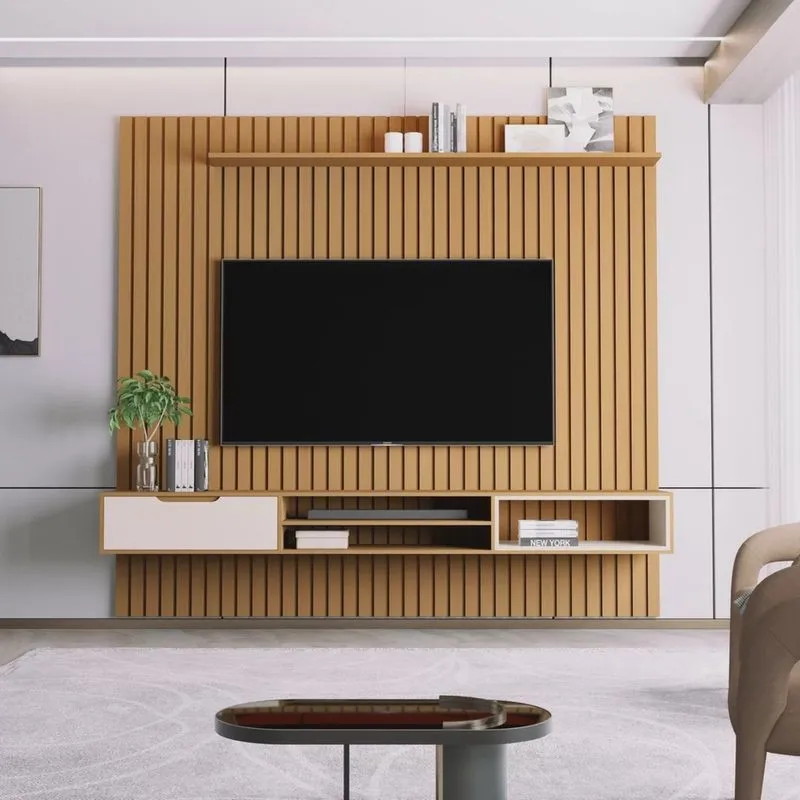 Painel para Tv até 75 Polegadas Ripado Tucumã 2.3