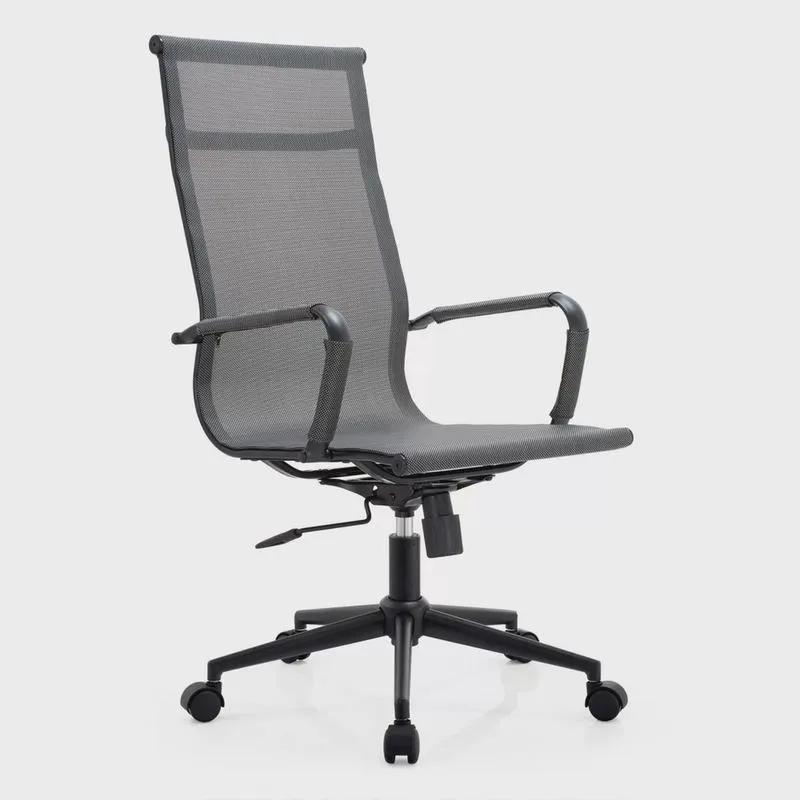 Cadeira para Escritório Presidente Esteirinha Dark Tela Mesh 3303