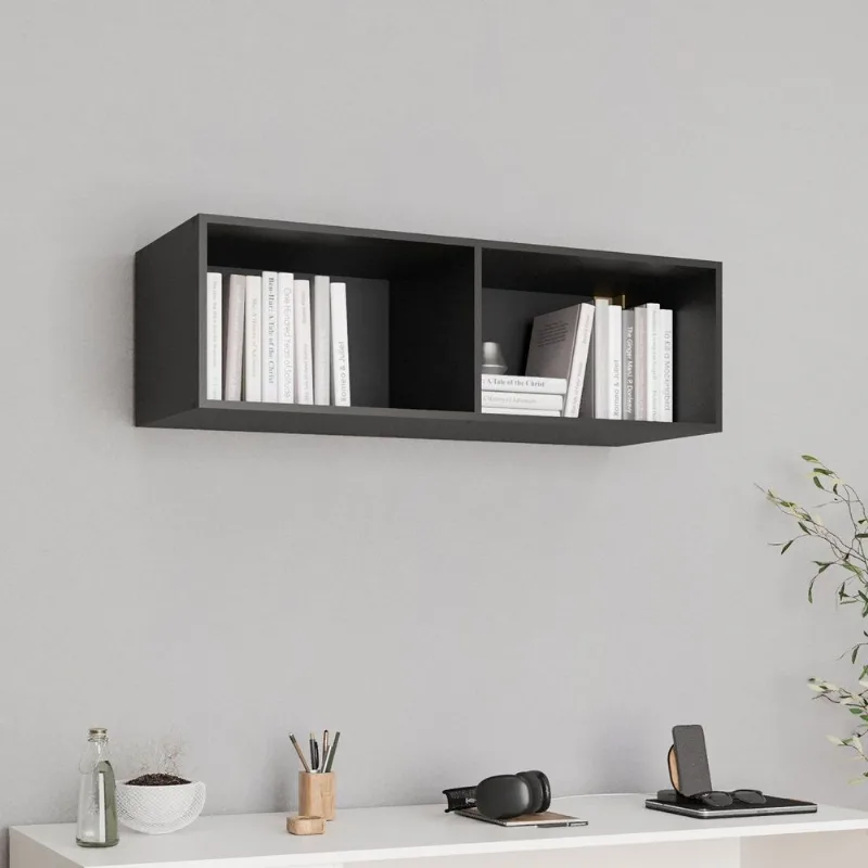 Módulo Nicho Duplo Planejado Hera CabeCasa MadeiraOriginals Preto Preto