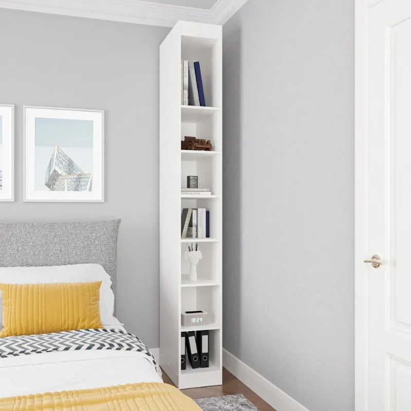 Estante Nicho Vertical Planejado 240CMX30CM Hera CabeCasa MadeiraOriginals Branco/Algodão Algodão