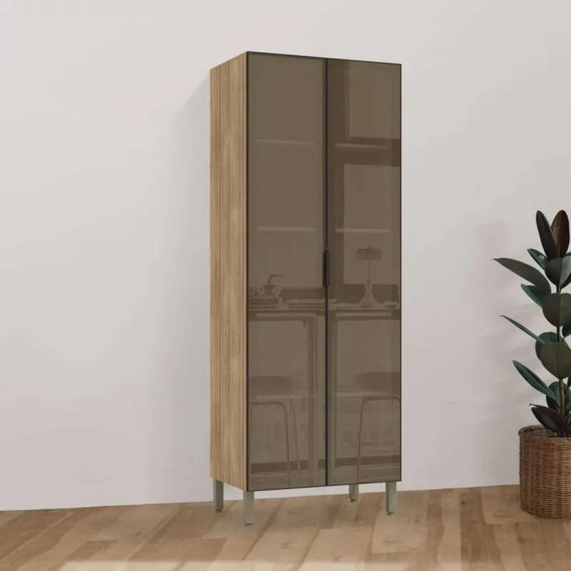 Paneleiro Duplo Cristaleira Viv Aluminum