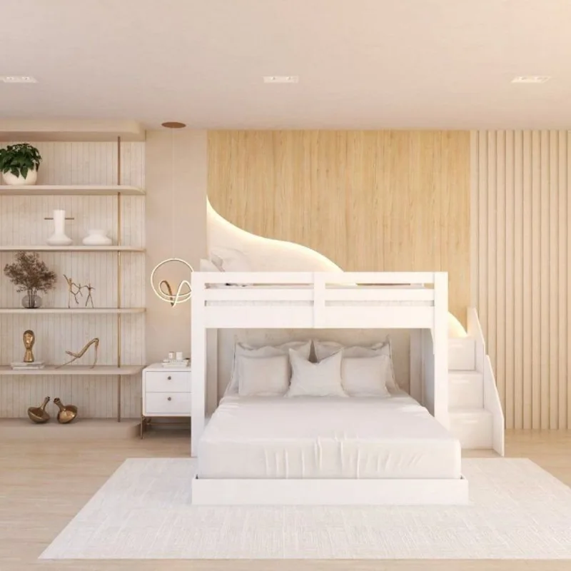 Beliche Casal Adulto Montessoriano Star Plus Casatema Branco Branco
