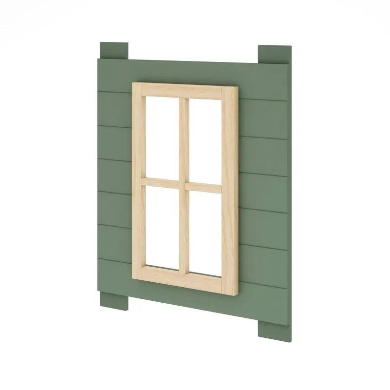 Janela Para Beliche Infantil Garden Casatema Verde/natural