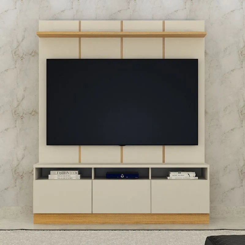 Home Theater Central Mônaco Off White/cinamomo