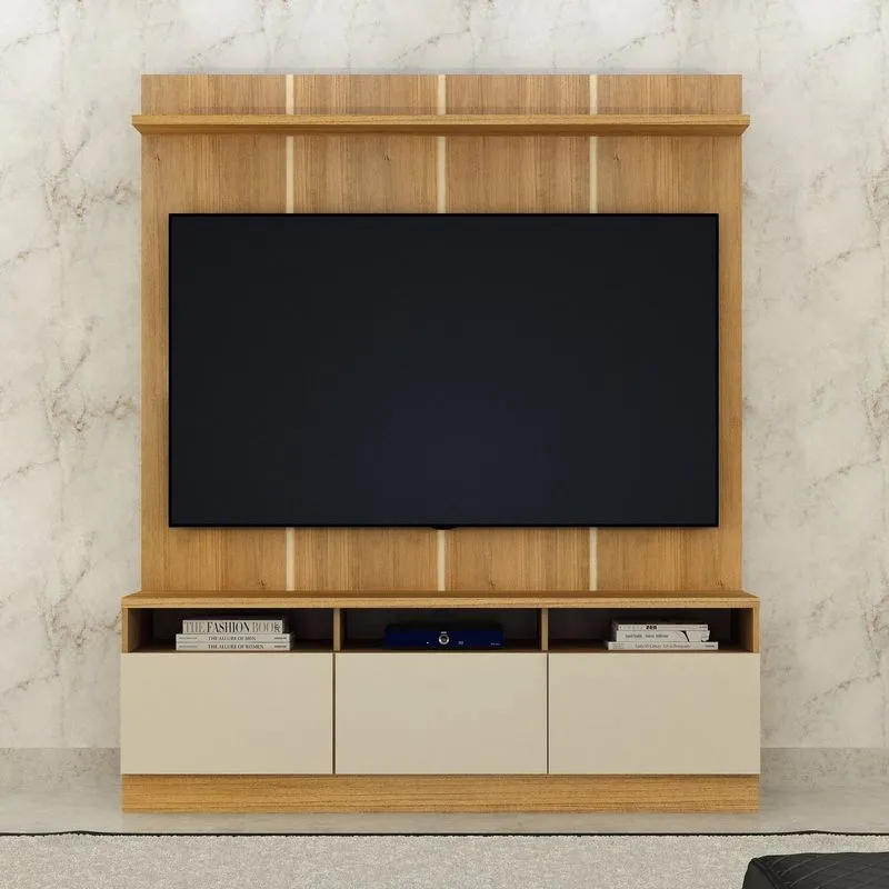 Home Theater Central Mônaco Cinamomo/off White