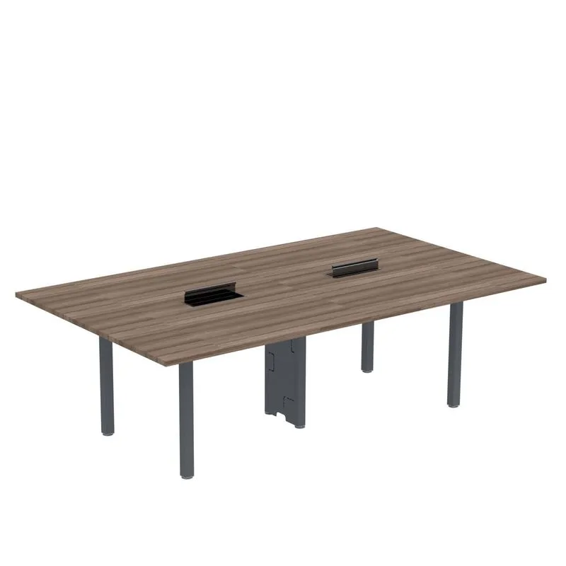 Mesa Reunião 320cm X 140cm Mrcpb3214 Walnut/grafito