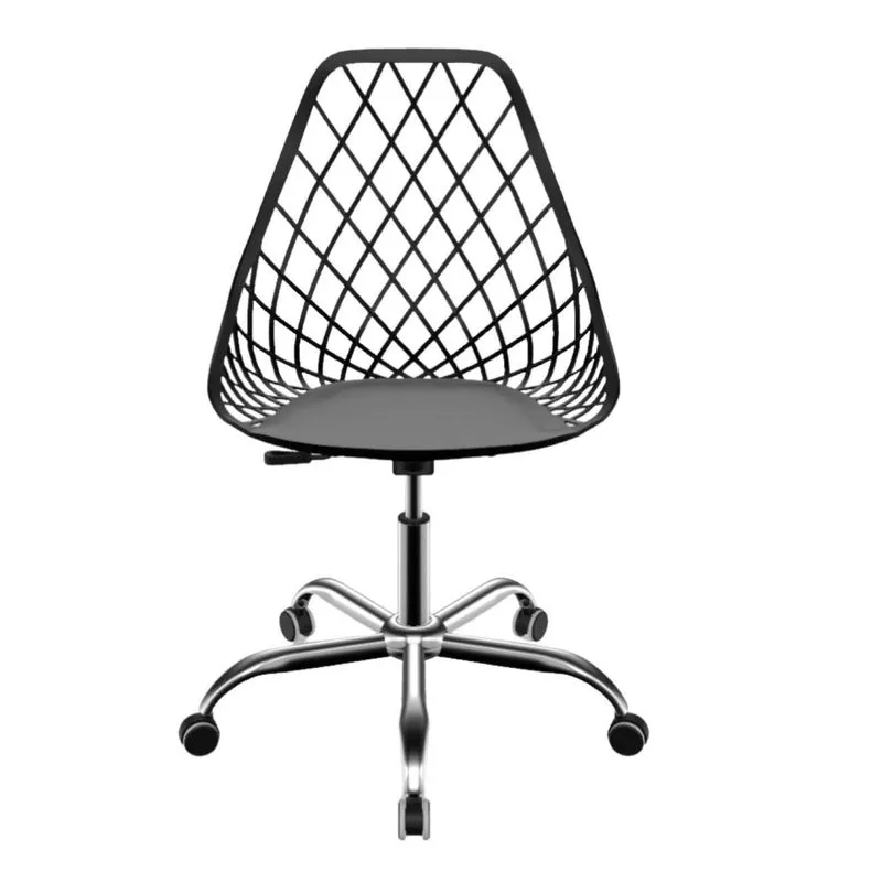 Cadeira Para Sala De Jantar Kayla Office Preto