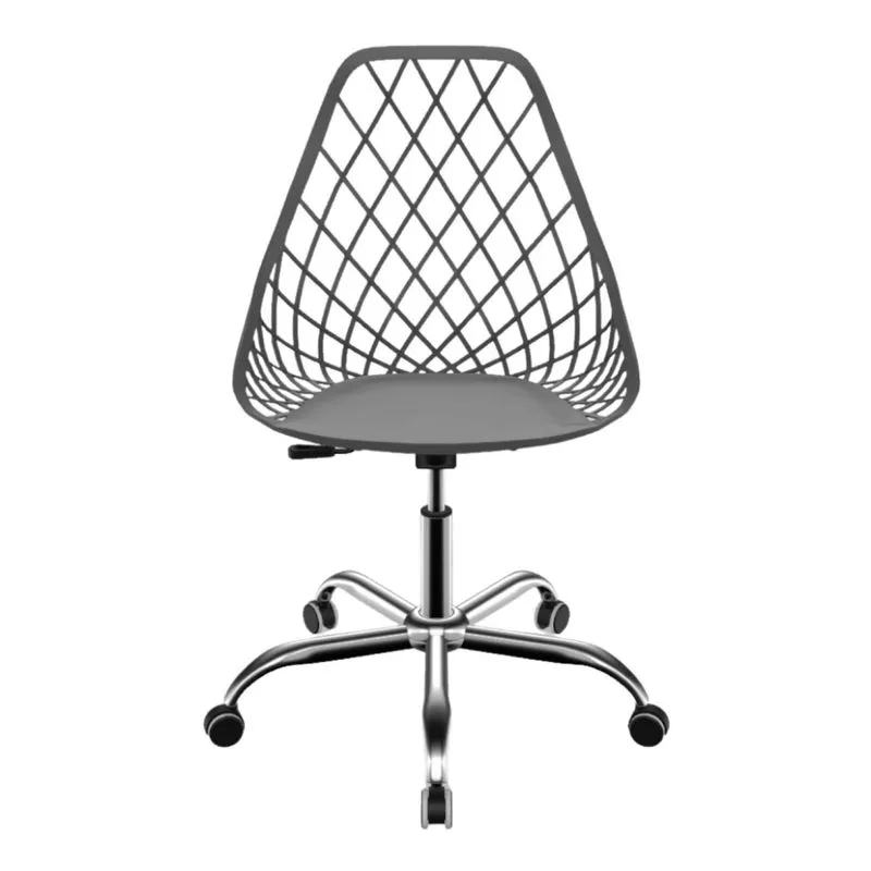 Cadeira Para Sala De Jantar Kayla Office Cinza Brasão