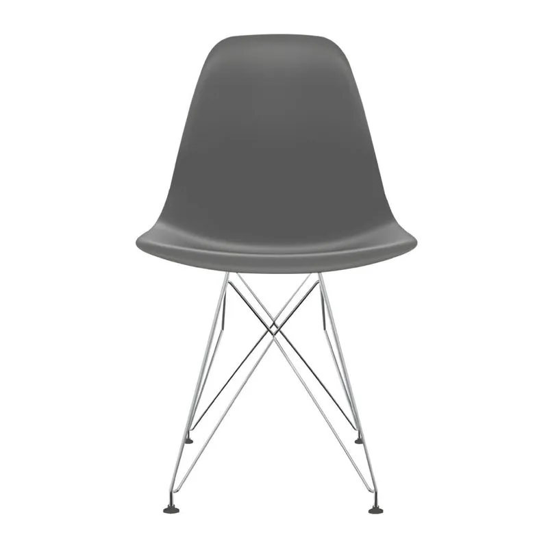 Cadeira Para Sala De Jantar Eames Pp Eiffel Cinza Brasão