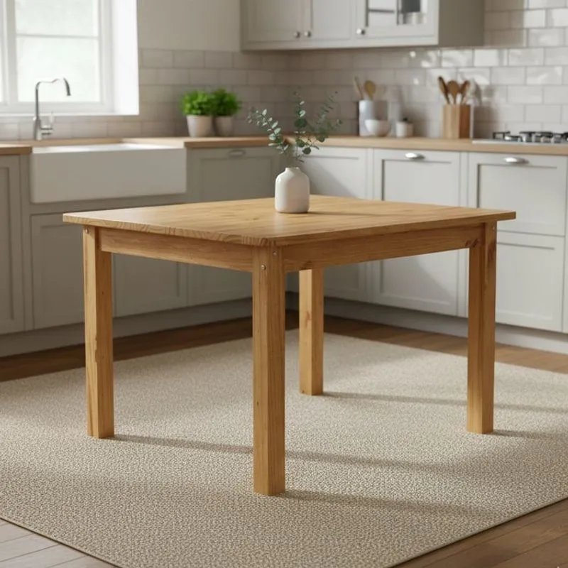 Mesa Para Sala De Jantar 120cm Itália Verniz Noguera