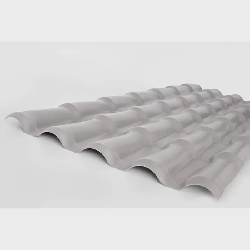Kit com 5 Telhas Pvc Colonial 88x262cm Lux Telhas