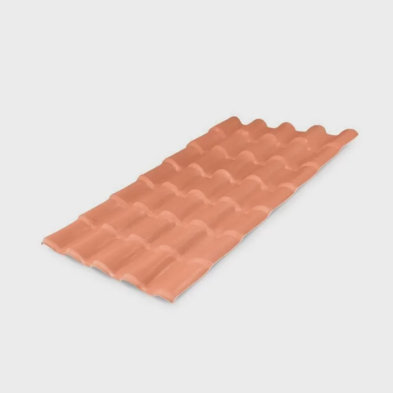 Kit com 5 Telhas Pvc Colonial 88x230cm Lux Telhas