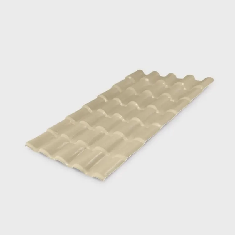 Kit com 10 Telhas Pvc Colonial 88x230cm Lux Telhas