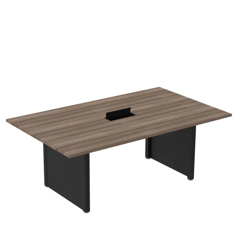 Mesa De Reunião 2000x1200 Mrcpb2012pp Walnut/preto