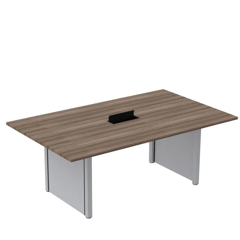 Mesa De Reunião 2000x1200 Mrcpb2012pp Walnut/cinza