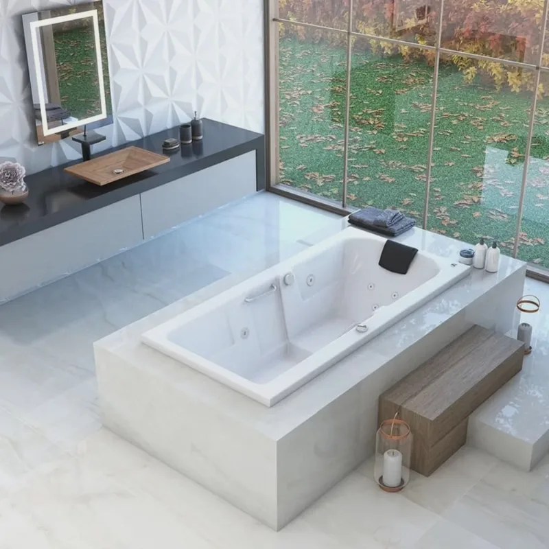 Banheira de Hidromassagem Box Gran Luxo 135x80x44cm - P1 - 110v - sem Aquecedor
