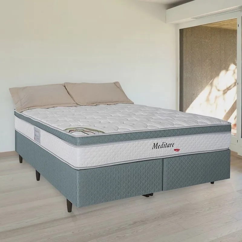 Base Box Solteiro 79x198x28cm Idea Verde Herval Verde