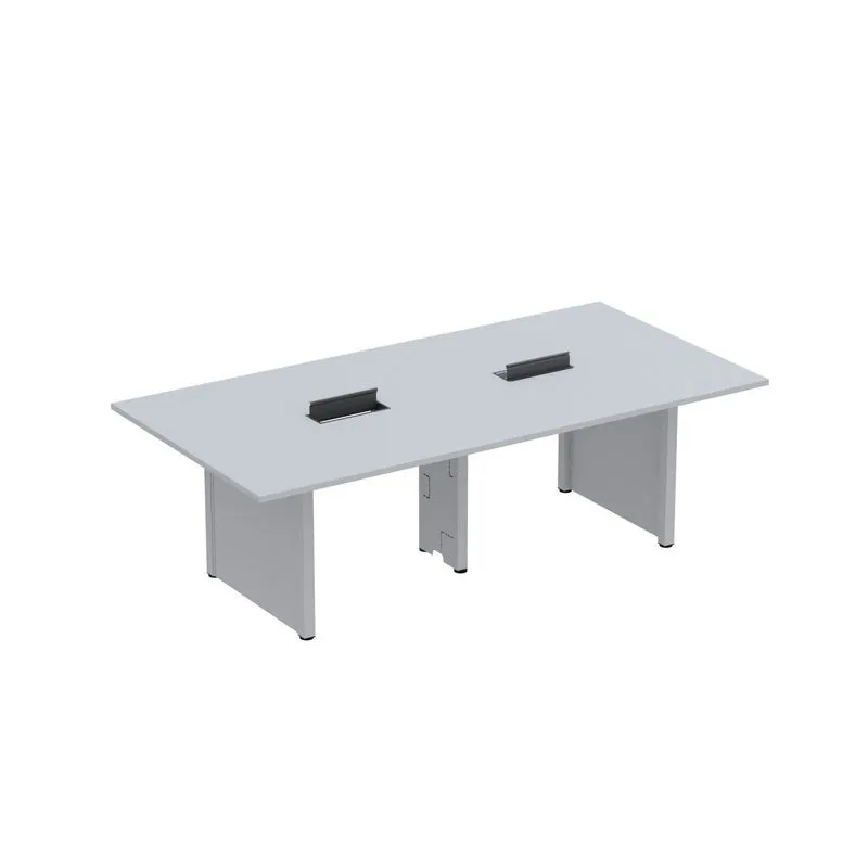 Mesa De Reunião 2400x1200 Mrcpb2412pp Cinza Cinza