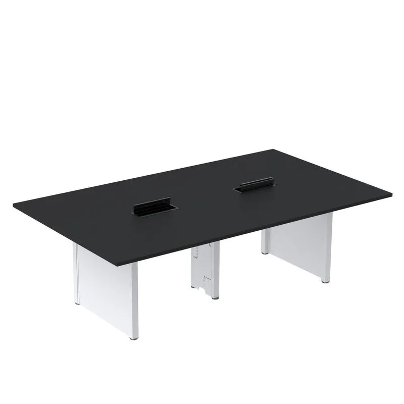 Mesa De Reunião 2400x1200 Mrcpb2412pp Preto/branco