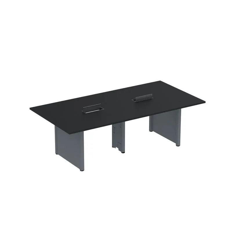 Mesa De Reunião 2400x1200 Mrcpb2412pp Preto/grafito