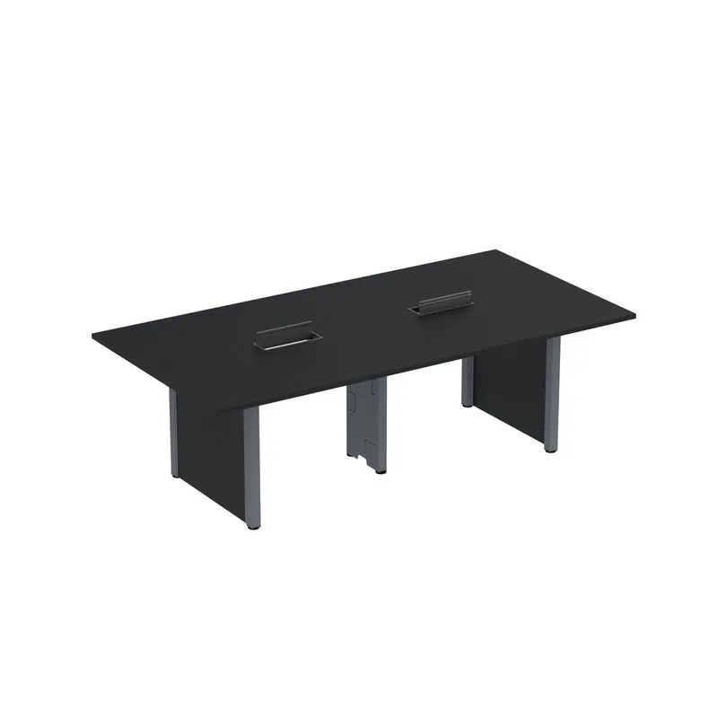 Mesa De Reunião 2400x1200 Mrcpb2412pp Preto/grafito