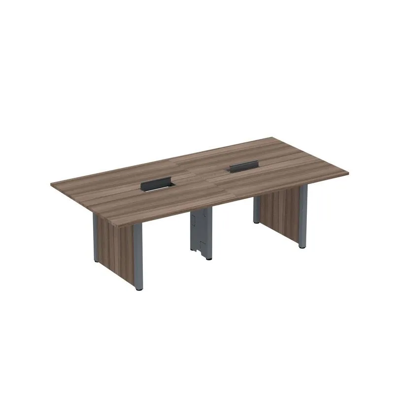 Mesa De Reunião 2400x1400 Mrcpb2414pp Walnut/grafito