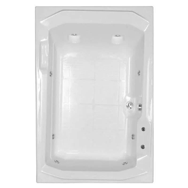 Banheira Hidromassagem Astra Prima Maggiore Super Luxo 180cmx120cmx44cm - 06 Jatos Branco Gel-coat P