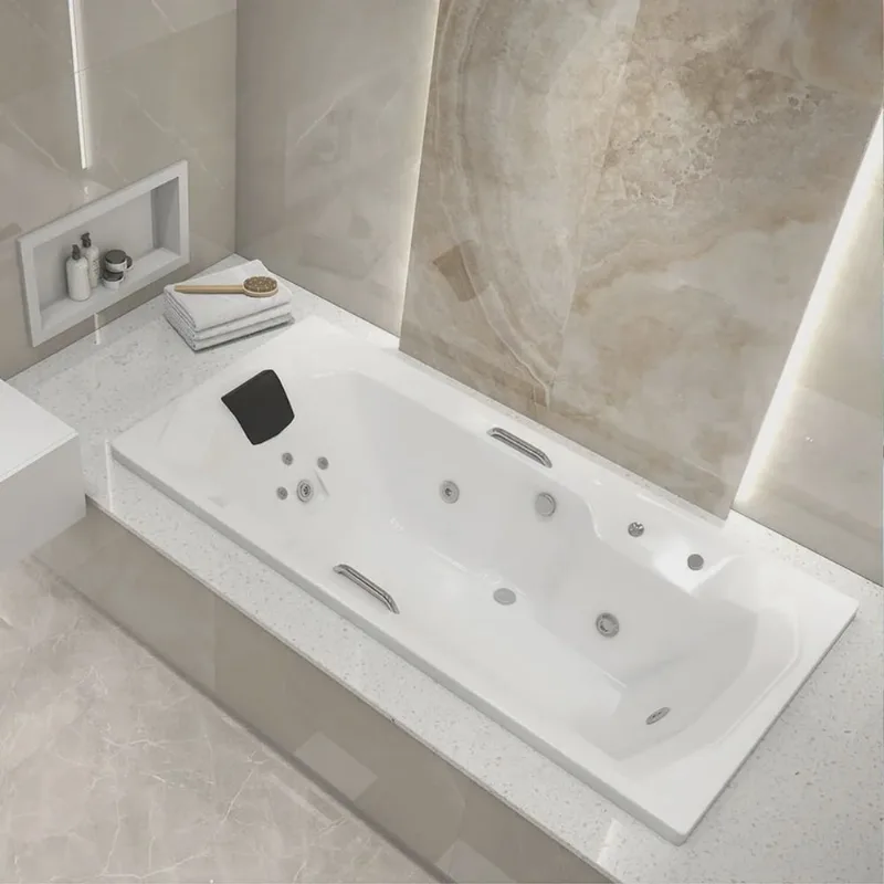 Banheira de Hidromassagem Prima Gran Luxo 150x90x46cm - P5 - 220v - com Aquecedor