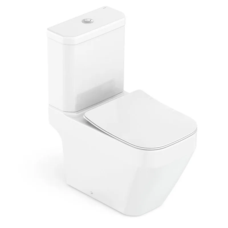 Kit De Bacia Com Caixa, Assento Termofixo Sofclose E Complementos De Instalação Prime Incepa Branco