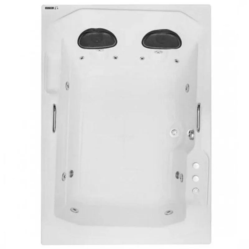 Banheira Hidromassagem Astra Prima Maggiore Luxo 170cmx120cmx44cm - 04 Jatos Branco Gel-coat P5 Com 220v