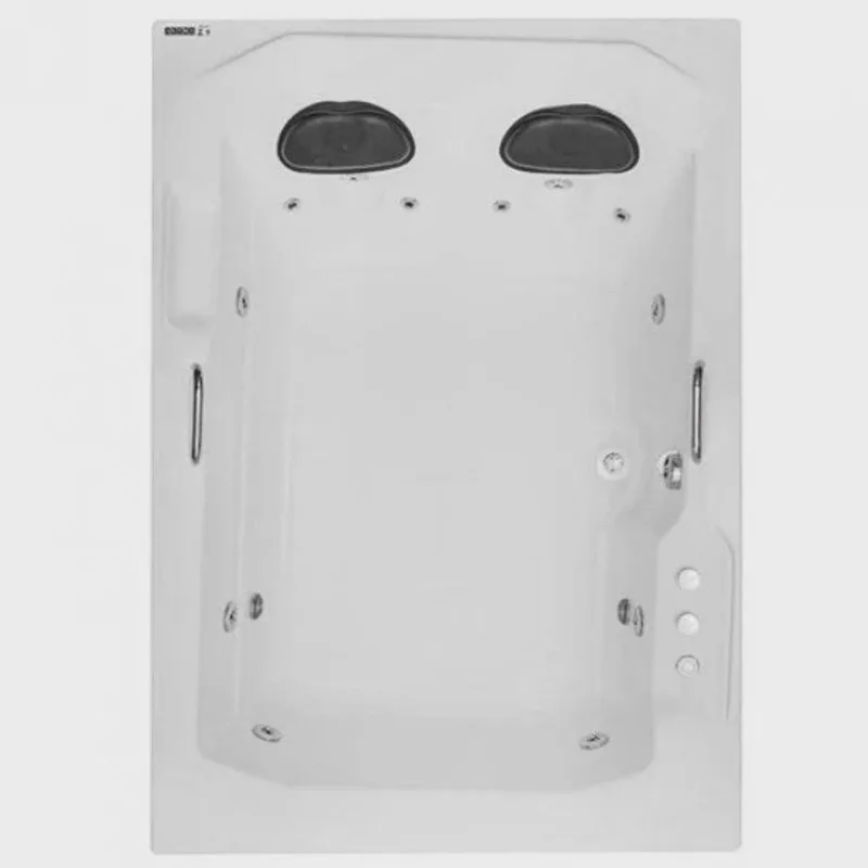 Banheira Hidromassagem Astra Prima Maggiore Super Luxo 170cmx120mx44cm - 06 Jatos Branco Gel-Coat
