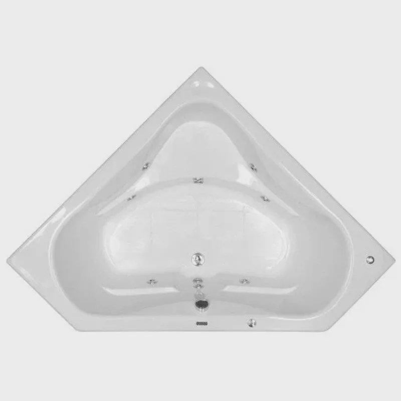 Banheira Hidromassagem Astra Quantum Luxo 207cmx140cmx58cm - 04 Jatos Gel Coat P4 Com Aquecedor
