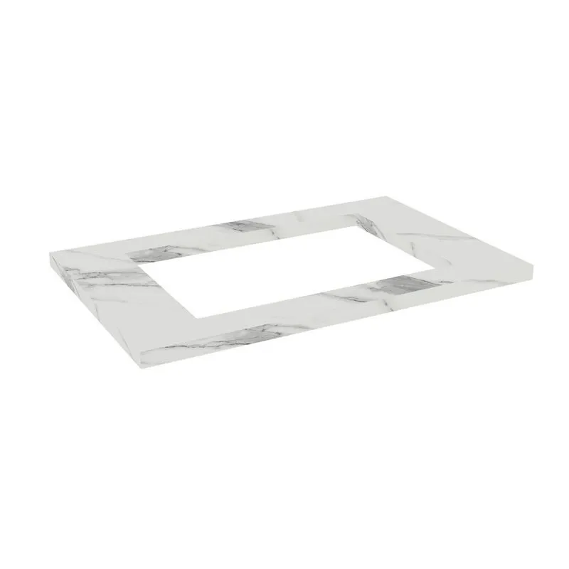 Tampo Cozinha 80cm Flórida Calacatta