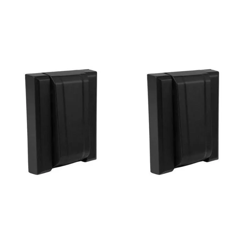 Kit Com 2 Acabamentos Para Válvula De Descarga Bl6100 Ducon Metais Black