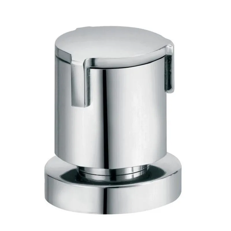 Kit 2 Acabamentos Para Registro Docol Riva Fabrimar 1/2" E 3/4" Chrome Cinza/cromado Cromado