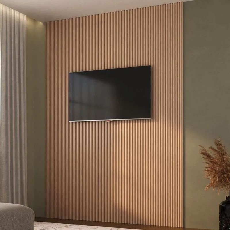 Painel Ripado De Poliestireno 6 Barras De 2,85m X 12,2cm Venda Em 1,96m² Ruffino Marupá