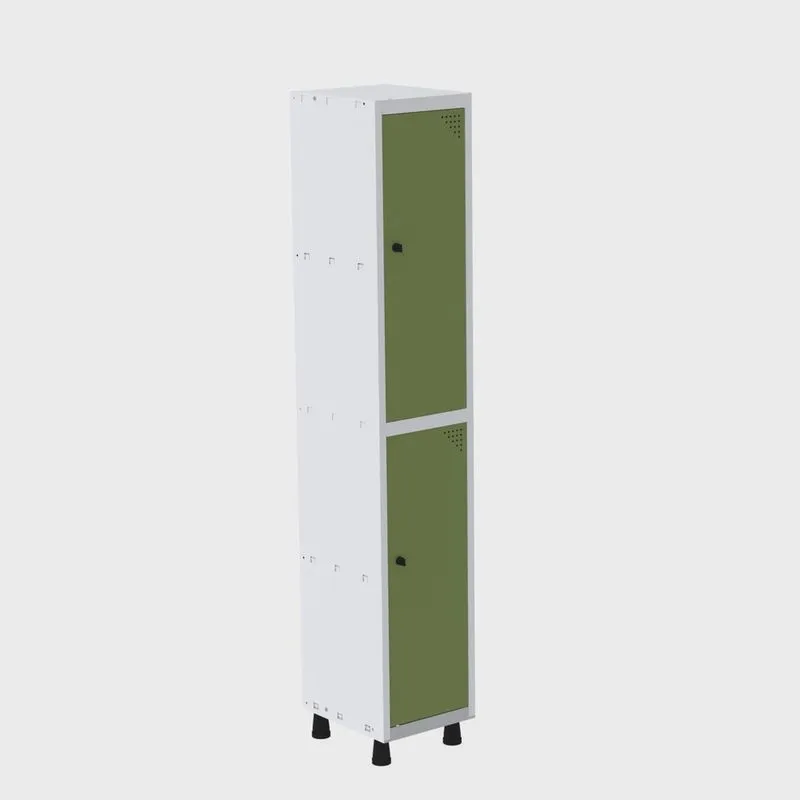 Roupeiro em Aço Mt 1v 2 Portas com Prateleira Interna Pitâo