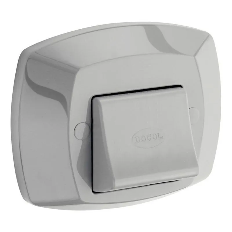 Kit 3 Acabamentos Para Válvula De Descarga Docol Especial Cinza Pérola Branco Cinza Pérola