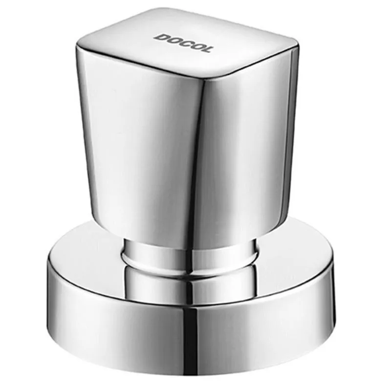 Kit 3 Acabamentos Registro Docol Genius Flex Deca E Similares 1/2", 3/4" 1" Cinza/cromado Cromado