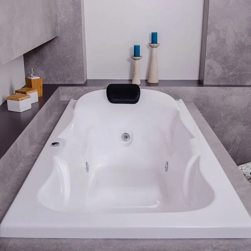 Banheira De Hidromassagem Serenade Em Gel Coat Super Luxo Com Aquecedor 160 Cm - Volume Ideal 180 Li Branco
