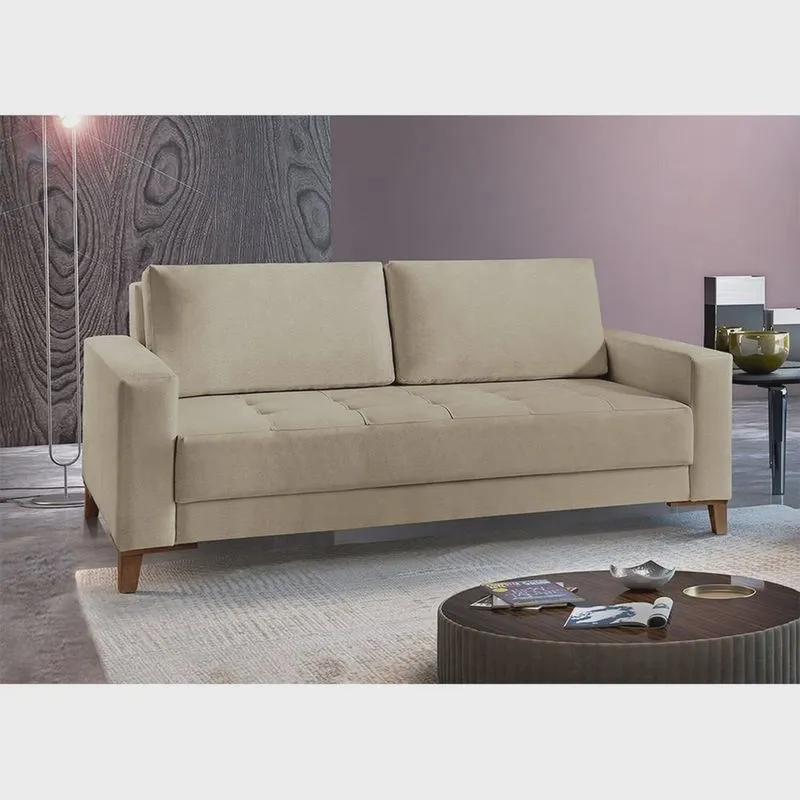 Sofá Fixo 3 Lugares Luxo 180 Cm Orion