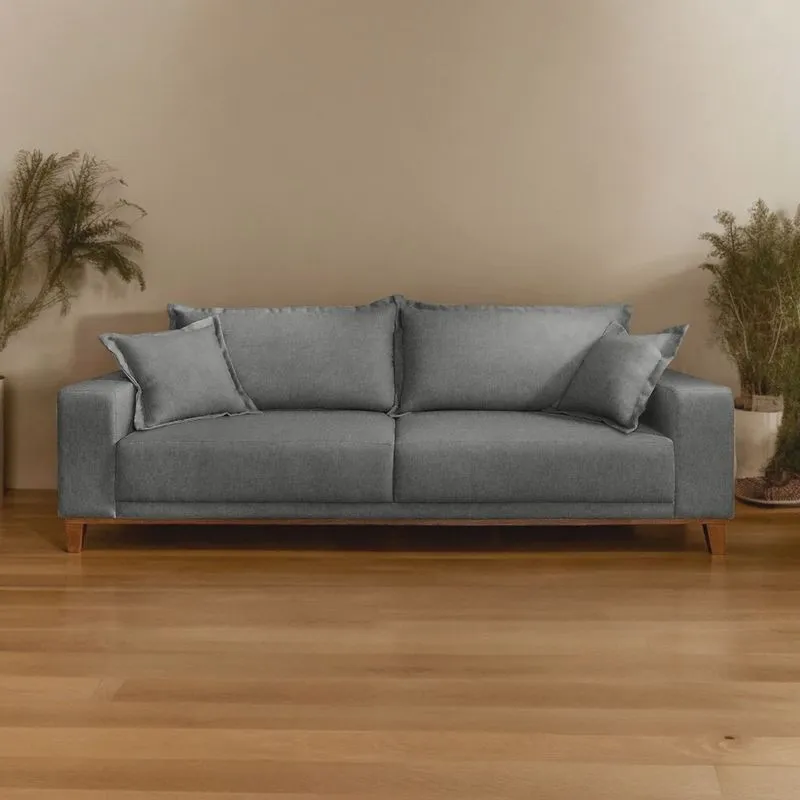 Sofá Fixo 3 Lugares Luxo 180 Cm Argos
