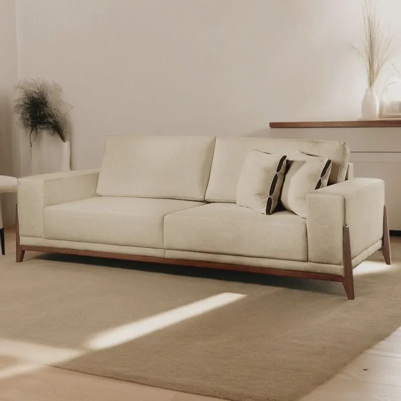 Sofá Fixo Magnus 3 Lugares Luxo 1,90m