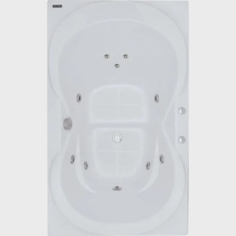 Banheira Hidromassagem Astra Due Luxo 170cmx90cmx44cm - 04 Jatos Acrílico P3 Sem Aquecedor