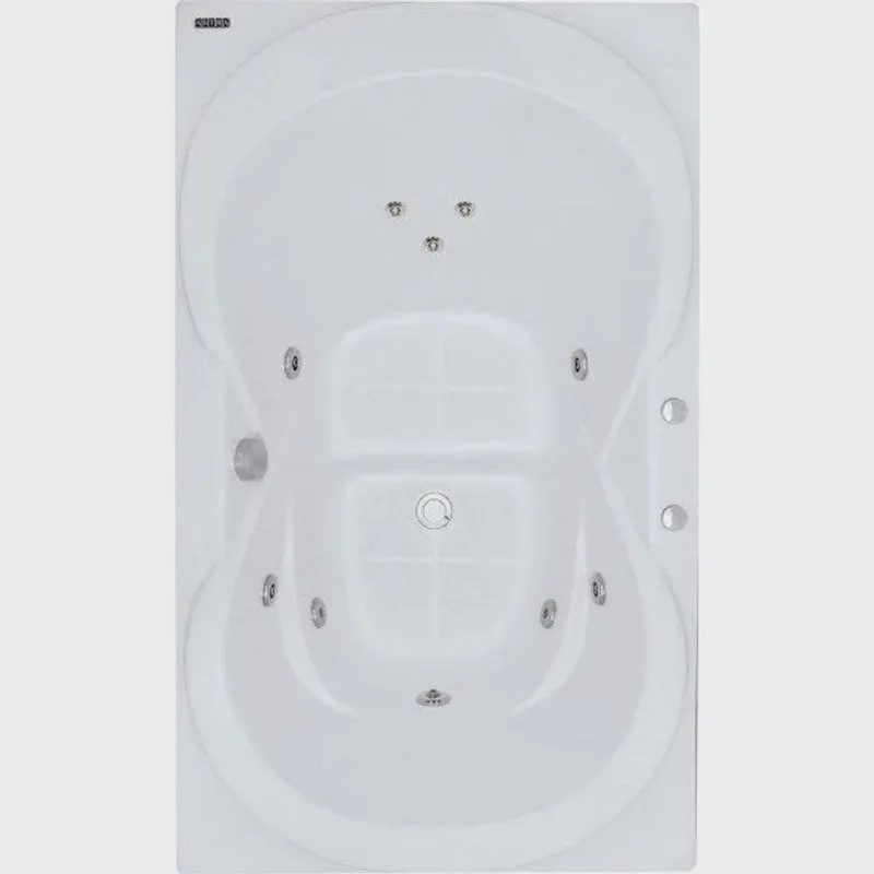 Banheira Hidromassagem Astra Due Super Luxo 170cmx90cmx44cm - 04 Jatos Acrílico P3 Com Aquecedor